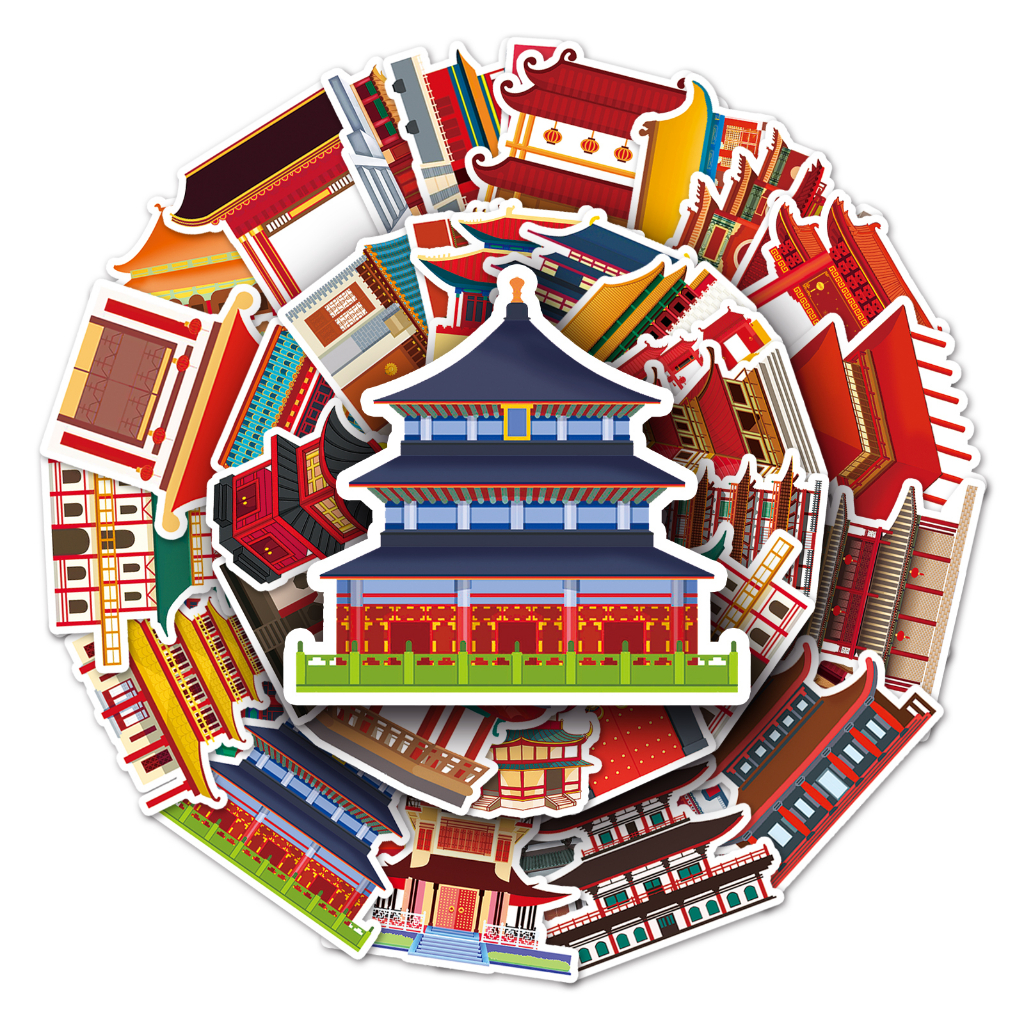 50 ชิ้นตลกสติกเกอร์สร้างประวัติศาสตร์กันน้ํา DIY สําหรับโทรศัพท์แล็ปท็อปรถสติกเกอร์ Creative Home Decal - รูปที่ 2