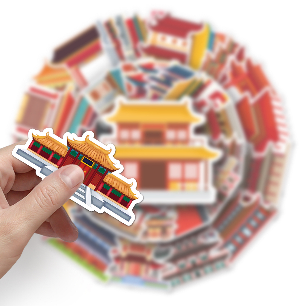 50 ชิ้นตลกสติกเกอร์สร้างประวัติศาสตร์กันน้ํา DIY สําหรับโทรศัพท์แล็ปท็อปรถสติกเกอร์ Creative Home Decal - รูปที่ 5