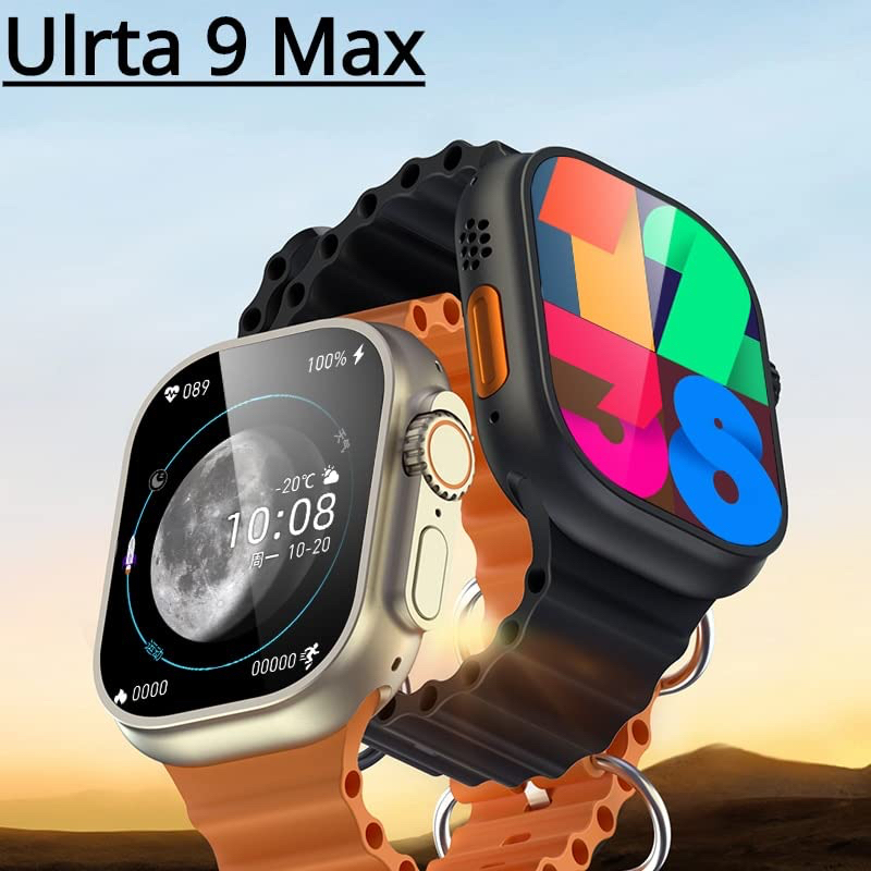 นาฬิกาข้อมือสมาร์ทวอทช์ รุ่น Ultra Max 8 1:1 หน้าจอ 49 มม. ขนาด 1.96 นิ้ว ชาร์จไร้สาย สําหรับผู้ชาย และผู้หญิง 2023