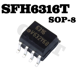 ออปโต้คัปเปลอร์ หน้าจอผ้าไหม SFH6316 SFH6316T 6316 SOP-8 5 ชิ้น ต่อล็อต