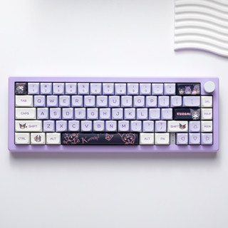 Gmk67 คีย์บอร์ดเล่นเกมไร้สาย บลูทูธ 2.4G 65% มีไฟแบ็คไลท์ RGB DIY