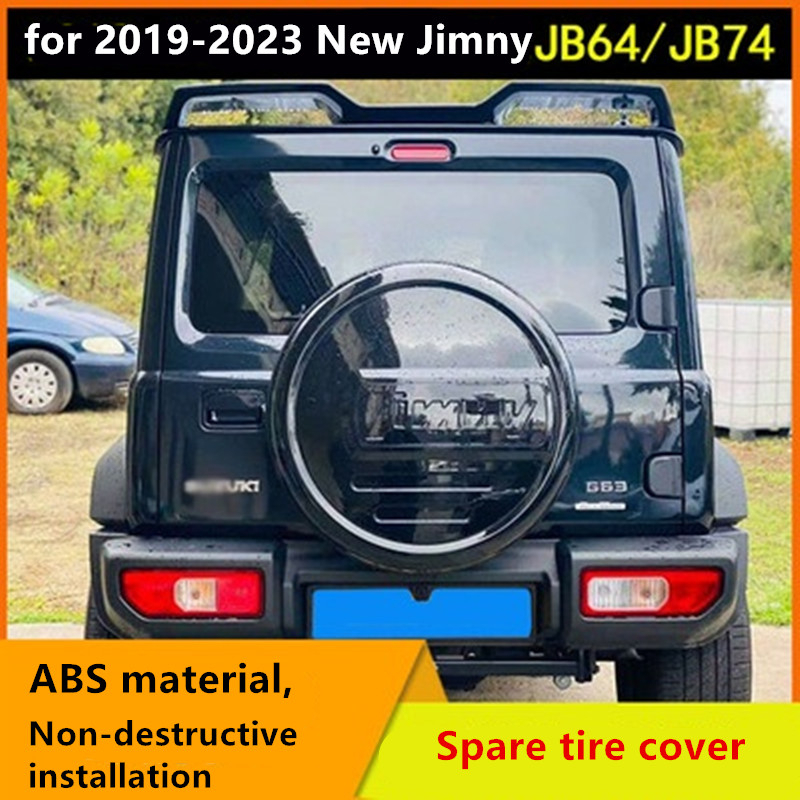 ใหม่ JIMNY JB74 JIMNY อุปกรณ์เสริมดัดแปลงฝาครอบยางประตูด้านหลังฝาครอบยางอะไหล่2019-2024 ราคา ถูกที่สุด ดีลบีเคเค