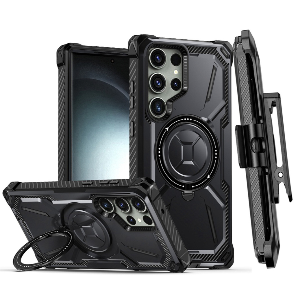 SAMSUNG Galaxy S23 5G/S23 + Plus 5Gเคสโทรศัพท์Shock-ดูดซับแม่เหล็กสําหรับSamsung Galaxy S23 Ultra 5G