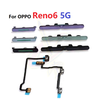 แพรปุ่มสวิตปิดเปิด ปุ่มเปิดปิด ปุ่มเปิดเสียง ปุ่มสวิตช์นอก สําหรับ OPPO RENO 6 RENO6 5G