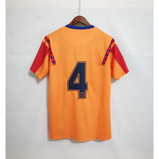 เสื้อกีฬาแขนสั้น ลายทีมชาติฟุตบอล Barcelona RONALDO GUARDIOLA STOICHKOV คุณภาพสูง 91-92