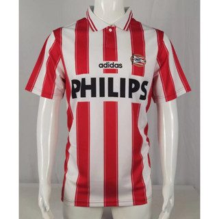 เสื้อกีฬาแขนสั้น ลายทีมชาติฟุตบอล PSV Eindhoven RONALDO 94-95 ชุดเหย้า คุณภาพสูง สไตล์เรโทร