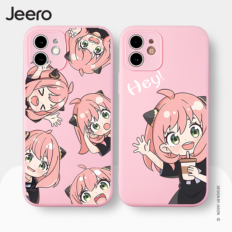 Jeero เคสไอโฟน เคสซิลิโคนนุ่มกันกระแทกการ์ตูนอนิเมะตลก เคสโทรศัพท์ Compatible for iPhone 15 14 13 12 11 Pro Max SE 2020 X XR XS 8 7 6 6S Plus พลัส HFE2419