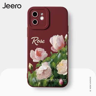 Jeero เคสไอโฟน เคสซิลิโคนนุ่มกันกระแทกน่ารักตลก เคสโทรศัพท์ Compatible for iPhone 15 14 13 12 11 Pro Max SE 2020 X XR XS 8 7 6 6S Plus พลัส HFE2424