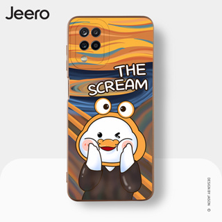 Jeero เคสซัมซุง เคสซิลิโคนนุ่มขอบเหลี่ยมกันกระแทกการ์ตูนน่ารักตลก เคสโทรศัพท์ SAMSUNG A03 A12 A13 A51 A32 A52 A52S 5G M12 M32 พลัส HFE2431