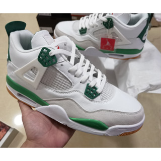 Nike Jordan 4 Co-Branded รองเท้าผ้าใบ กันลื่น กันกระแทก