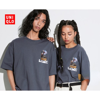 Uniqlo เสื้อยืดแขนสั้น พิมพ์ลายพิพิธภัณฑ์ UT Louvre สําหรับผู้ชาย และผู้หญิง 462169