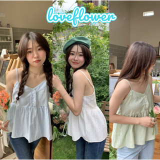 love flower ใหม่ รักแรก ผ้าฝ้าย หวาน ลูกไม้ คอวี ขนาดเล็ก เสื้อกั๊กแขวน หญิงชรา ลดสีทึบ หลวม แสดง ทุกอย่างกับสาววัยรุ่น กระแสน้ําด้านบน