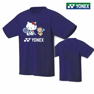 ใหม่ Yonex เสื้อยืด แขนสั้น พิมพ์ลายการ์ตูนแบดมินตัน สีเหลือง แห้งเร็ว สําหรับผู้ชาย และผู้หญิง 2023