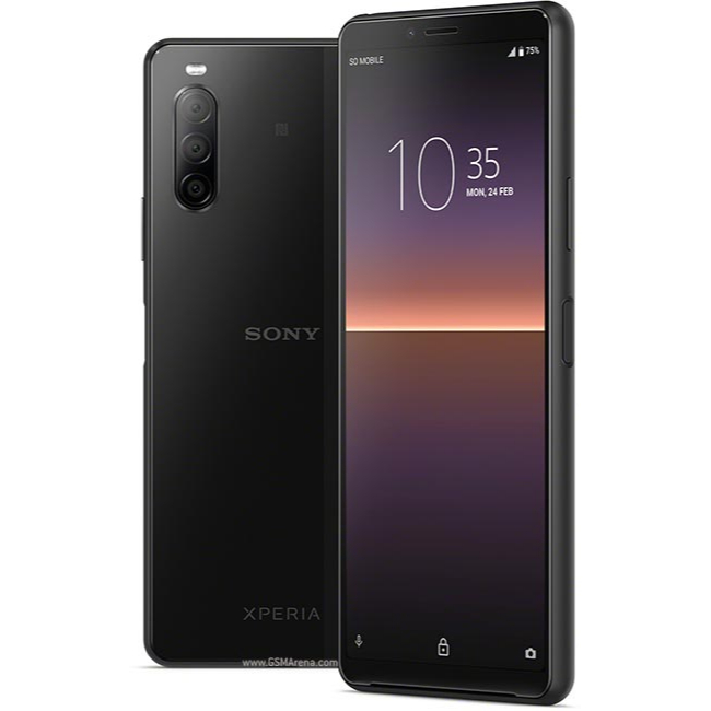 Sony Xperia 10 II 4GB + 64GB Xperia10 II 6.0 นิ้ว 4G LTE Snapdragon 665 โทรศัพท์มือสอง 98% ใหม่