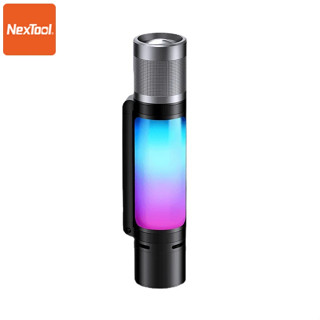 Nextool 12 In 1 Thunder Music ไฟฉาย ลําโพง USB-C กันน้ํา พร้อมปิ๊กอัพ เปิดใช้งานด้วยเสียง ไฟ RGB เพลง จังหวะ