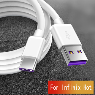 For Infinix Hot 30 / 30i / 10 / 20 / 20S / 10S / 11S / 11 / 12i สายชาร์จ Cable Data Line Super Fast Charge Charging Line Connected to Computer USB