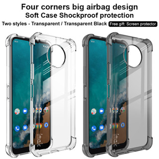 Imak Nokia G50 5G เคสโทรศัพท์มือถือ ซิลิโคนนิ่ม TPU กันกระแทก Nokia G50 5G Four Corners Airbag Phone Case