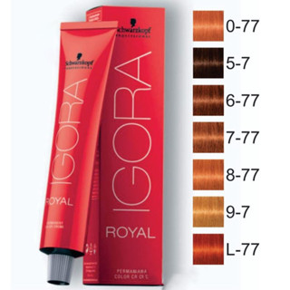 Igora Royal Schwarzkopf เพ้นท์สี แบบมืออาชีพ 60 กรัม