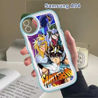 เคสโทรศัพท์มือถือแบบนิ่ม กันกระแทก กันรอยกล้อง ลาย Saint Seiya แฟชั่น สําหรับ Samsung Galaxy A04 A14 A24 A34 A54 5G