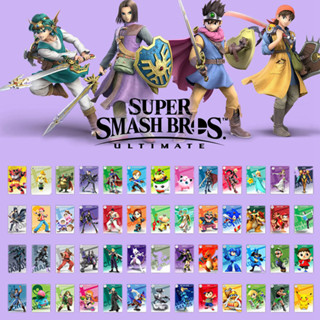 ใหม่ Amiibo Smash Bros Cards Switch Super Smash Bros Ultimate Steve Amiibo Crossover Card Smash Bros Ultimate Bowser ครบชุด 88/92 ชิ้น