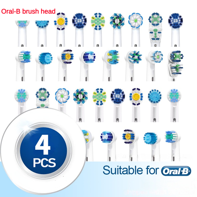 OralB หัวแปรงสีฟันเปลี่ยน EB20/17/25/600/50/EB10/EB17A/EB60 Ultra คุณภาพสูงหัวแปรงสีฟัน Adapt to Ora