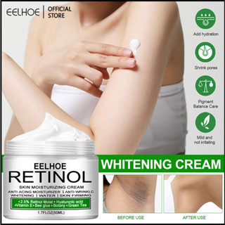 Original EELHOE Body Whitening Cream Private Parts Underarm Bleaching Serum ลบเมลานิน Pigmentation Brighten Inner Thigh Intimate Dark Bleaching บิกินี่ Line ขาวครีม M01-Eelhoe