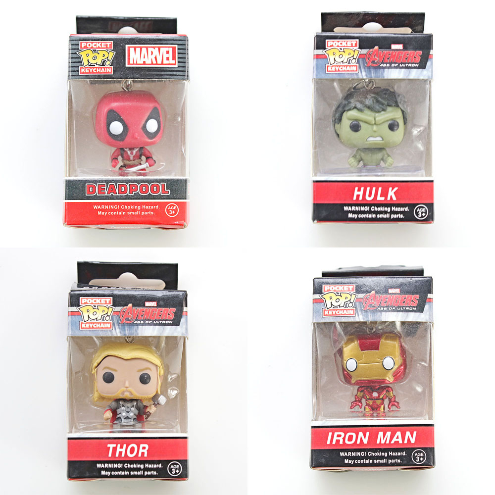 โมเดลฟิกเกอร์ PVC รูป Marvel The Avengers POP Q Version Iron Man Spider-Man Deadpool Hulk Thor Jack Groot Ant-Man 22 สไตล์ ของเล่นสําหรับเด็ก