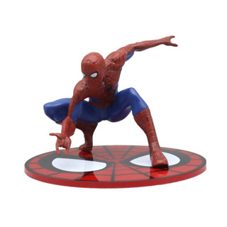 โมเดลฟิกเกอร์ PVC รูปปั้น Marvel The Avengers Alliance Peter Parker Spider-Man ขนาด 8.5 ซม. ของเล่นสําหรับเด็ก