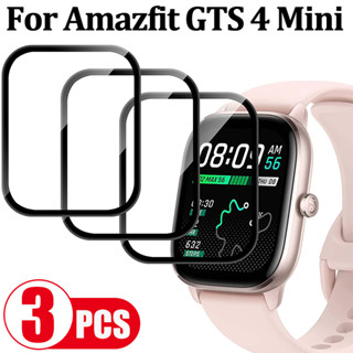 ฟิล์มกันรอยหน้าจอ ขอบโค้ง 3D สําหรับ Huami Amazfit GTS 3 2 Huami Amazfit GTS 4 Mini