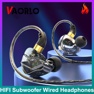 Vaorlo ของแท้ หูฟังอินเอียร์ แบบมีสาย HIFI เบส L 3.5 มม.