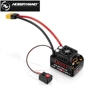 Hobbywing Quicrun ตัวควบคุมความเร็วไร้แปรงถ่าน WP 10BL120 G2 120A 2-4S ESC กันน้ํา สําหรับรถบรรทุกบังคับ 1/10 1/12 1 ชิ้น