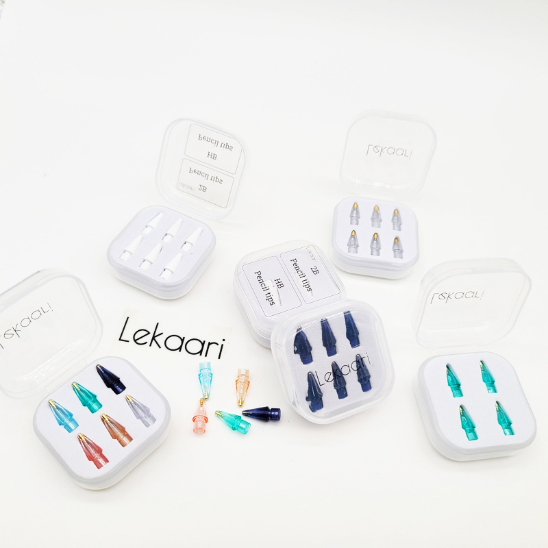 เคล็ดลับเปลี่ยนสีสําหรับ Apple Pencil Pro 3 2 1 USB-C อะไหล่ Nibs 2B HB ปลายปากกาทนต่อการสึกหรอสําหร