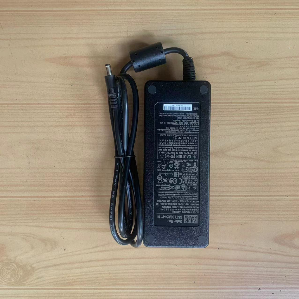 Mean WELL อะแดปเตอร์พาวเวอร์ซัพพลาย เกรดอุตสาหกรรม ของแท้ GST120A12 15 20 24 48-R7B P1M 120W