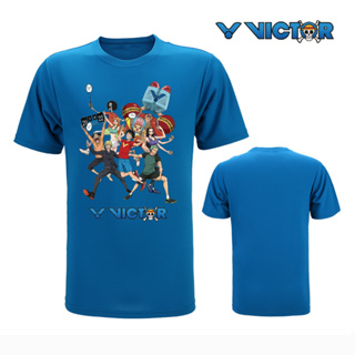 เสื้อยืดแขนสั้น พิมพ์ลาย Victor Pirate King Co branded สําหรับผู้ชาย และผู้หญิง 2023