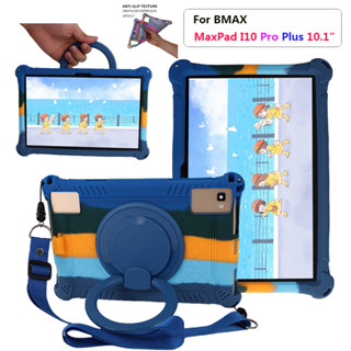 360 Degree Rotatable Cover For BMAX MaxPad I10 Pro Plus 10.1 Soft Silicone Case Shockproof Sweatproof Cover Solid Color Super