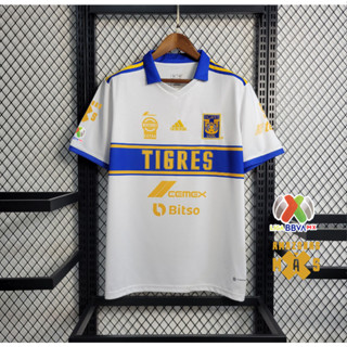 เสื้อกีฬาแขนสั้น ลายทีมชาติฟุตบอล Tigeres UANL 3rd เวอร์ชั่น 22 23 ไซซ์ S - 2XL ชุดเหย้า