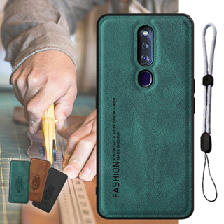 เคสหนัง หรูหรา พร้อมเชือกปรับได้ สําหรับ OPPO F11 Pro