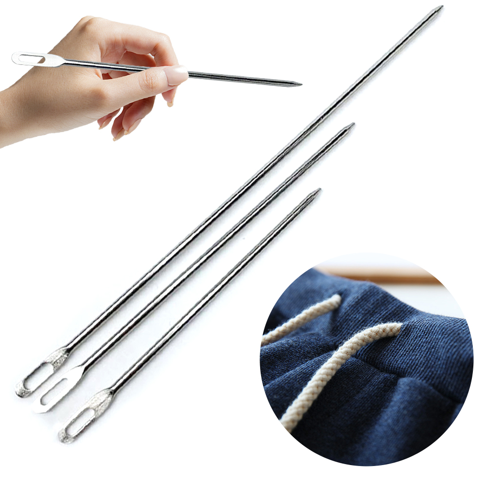 ยางยืด อุปกรณ์เย็บผ้า เครื่องมือ DIY สายไฟยืดหยุ่นเชือก Threader คลิปเย็บ Loop Kit Turner Hook ยืดหยุ่น Drawstring Thread