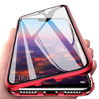 Magnetic Metal Double Sided Tempered Glass Case 360 Degree Protection for Xiaomi Poco F5 PocoF5 Pro Cover