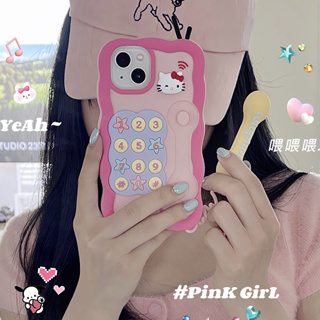 เคสโทรศัพท์มือถือ ซิลิโคนนิ่ม ลายแว่นกันแดด KT 3D สําหรับ iphone Case 14 Pro Max 13 Pro Max 12 Pro Max