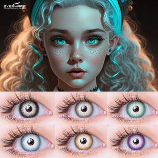 EYESHARE 1 Pair Cosplay Contact Lenses for Eyes 12Colors Cosplay Halloween Show Cosmetics Makeup