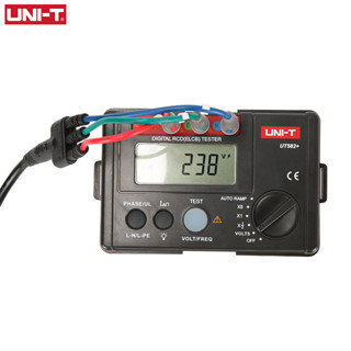 Uni-t UT582+ เครื่องทดสอบวงจรเบรกเกอร์ดิจิทัล RCD ELCB แรงดันอัตโนมัติ พร้อมบัซเซอร์ทํางานผิดพลาด