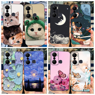 เคสซิลิโคนนิ่ม ลายการ์ตูนผีเสื้อ กันกระแทก สําหรับ Infinix Hot 20 Play X6825 2022 Hot20 Play 4G