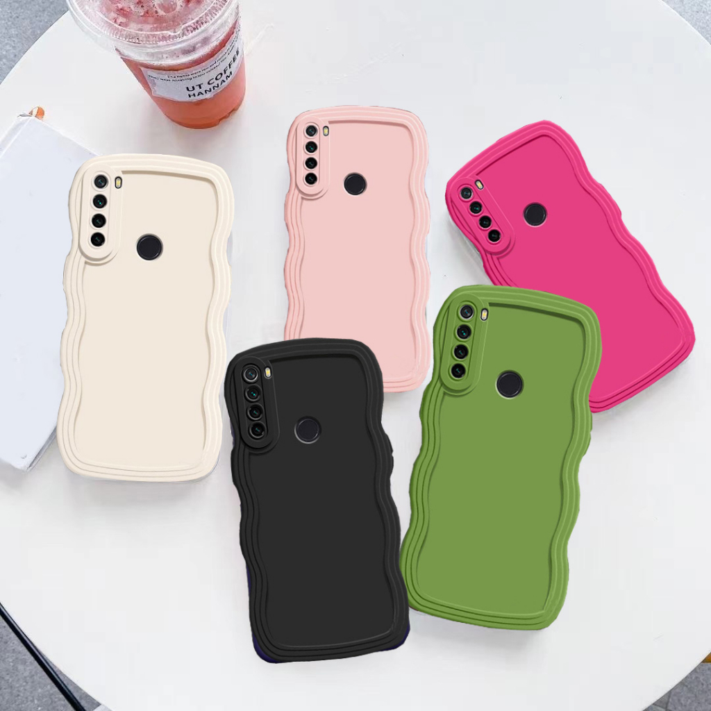 เคสโทรศัพท์มือถือ TPU นิ่ม บาง ลายคลื่น สีแคนดี้ สําหรับ Realme 5 5S 5i C3 C17 C20 C21Y C25Y C15 C12 C25 C55 C35 C30 C33