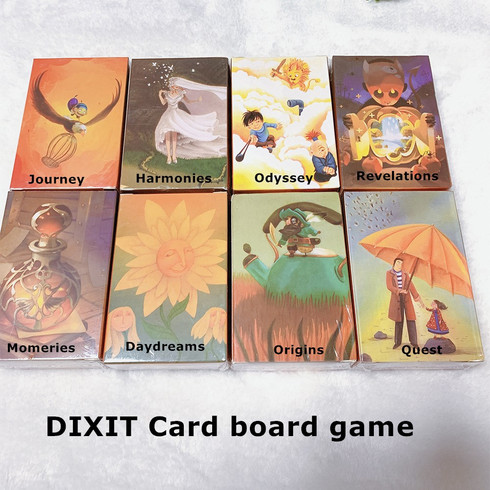 DIXIT การ์ดเกม 84 การ์ดภาษาอังกฤษรวมเกมปาร์ตี้ด้วยตนเอง