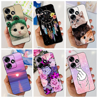 เคสโทรศัพท์มือถือ ซิลิโคน กันกระแทก ลายการ์ตูนแมวน่ารัก สําหรับ Infinix Hot 30 Play X6835B Hot 30Play Hot30 2023