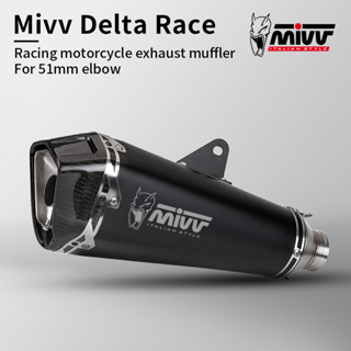 Mivv DELTA RACE RCAING ท่อไอเสียรถจักรยานยนต์ สําหรับ mt09 cbr500r R15 R3 R7 ZX6R