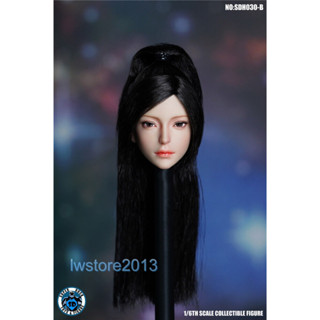 Super DUCK 1:6 SDH030B รูปปั้นหัวผู้หญิง สําหรับฟิกเกอร์บอดี้ PH TBL ตัวเมีย 12 นิ้ว