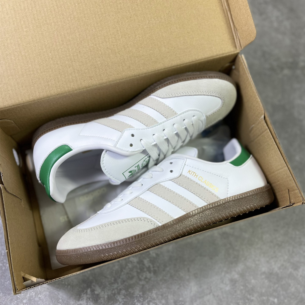 【พร้อมส่ง】AD Originals Samba OG รองเท้าผ้าใบ สีขาว สําหรับผู้ชาย ผู้หญิง B75806
