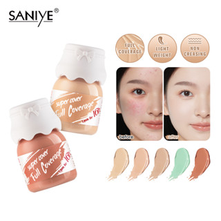 Saniye คอนซีลเลอร์เนื้อลิขวิด ปกปิดสูง น่ารัก ติดทนนาน 15 มล. R8046